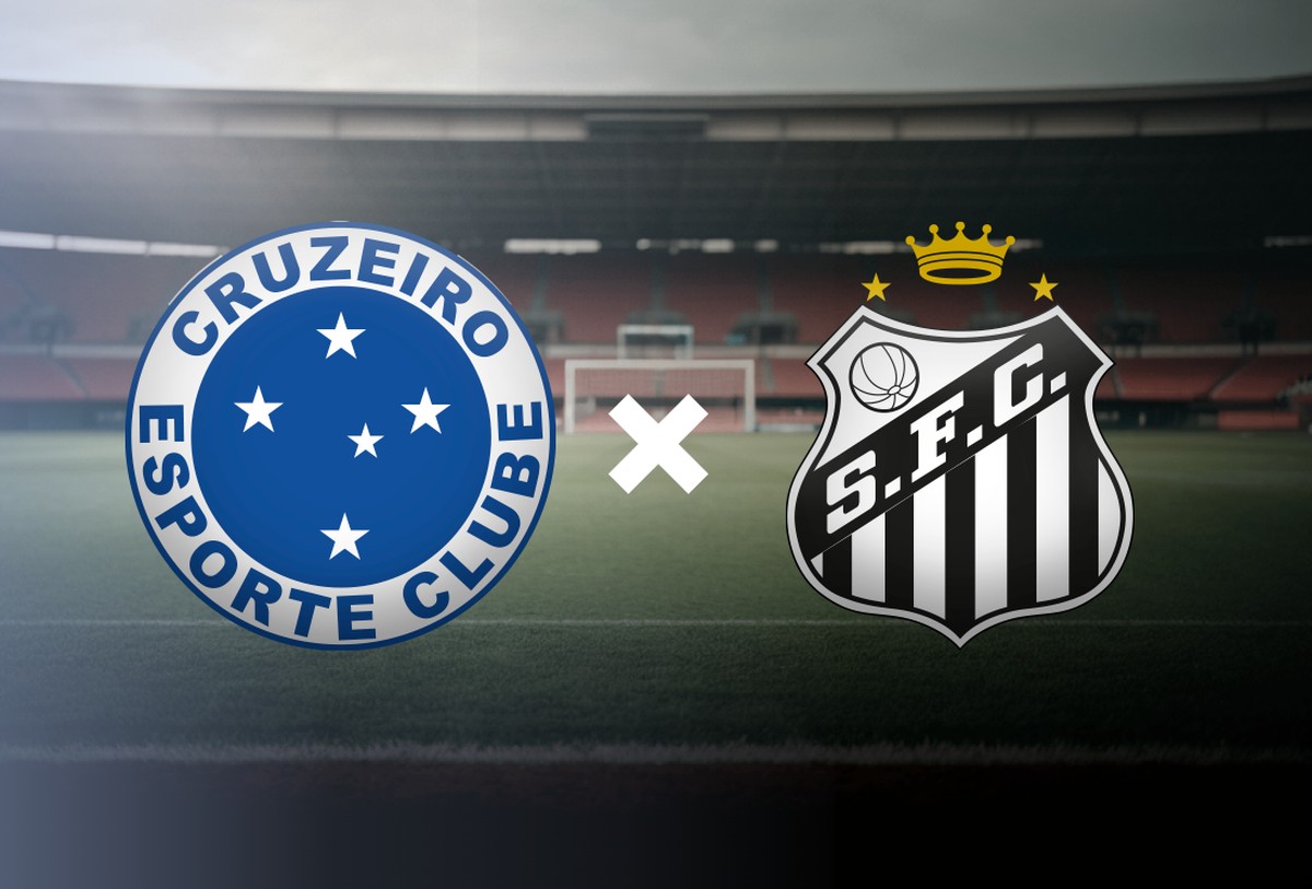 Cruzeiro e Santos se enfrentam no Brasileirão; veja onde assistir ao vivo