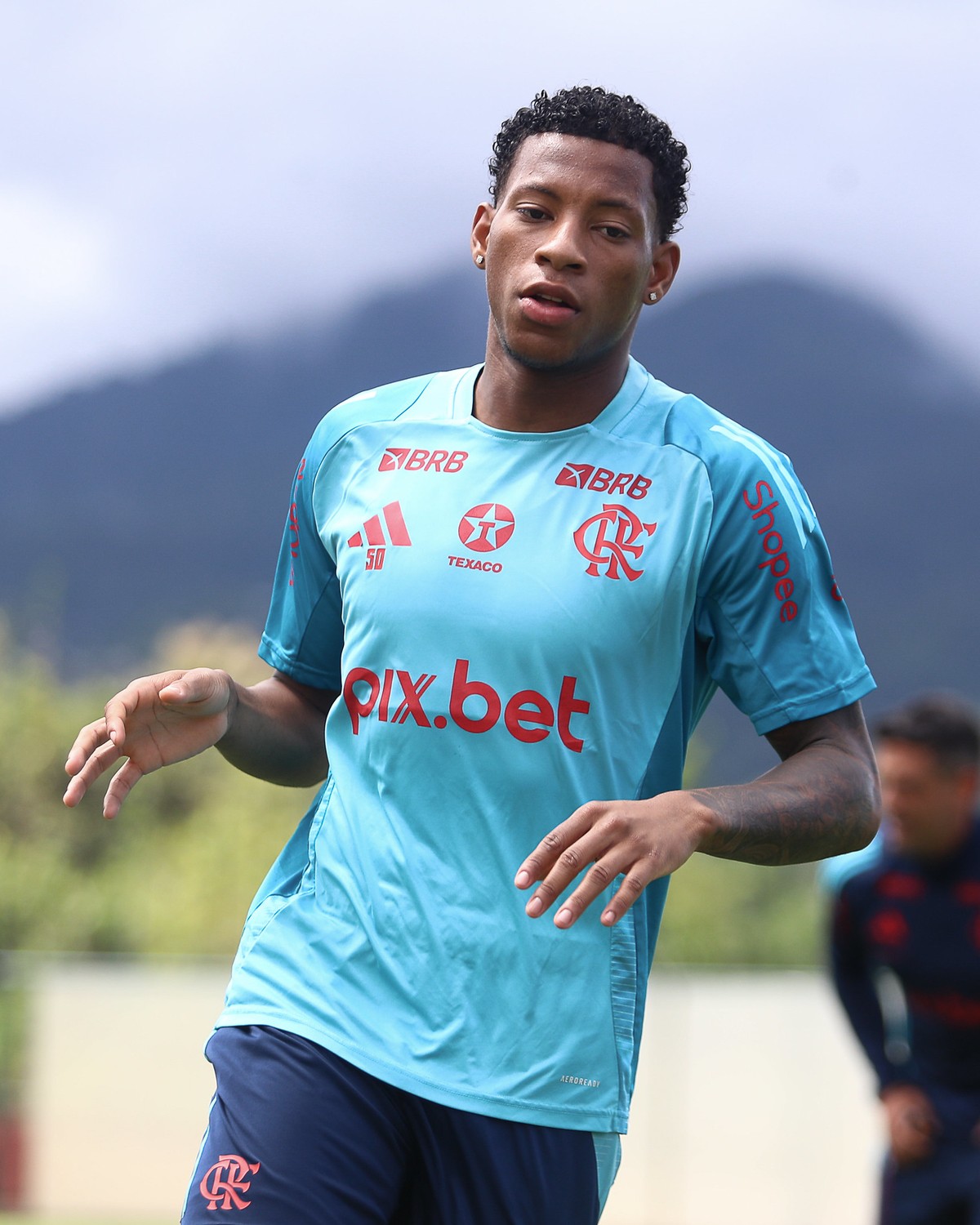 Gonzalo Plata durante treino do Flamengo (Foto: Gilvan de Souza/Flamengo)