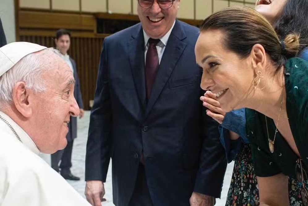 Maria Beltrão lembra encontro com Papa Francisco (Foto: Reprodução/Instagram)