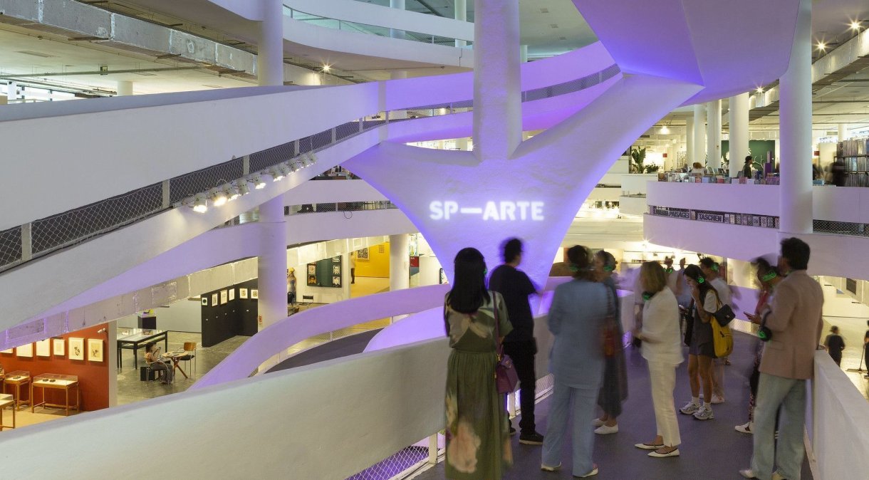 A SP-Arte 2025 ocupou o Pavilhão da Bienal na capital paulista entre os dias 3 e 6 de abril (Foto: Divulgação/SP-Arte)