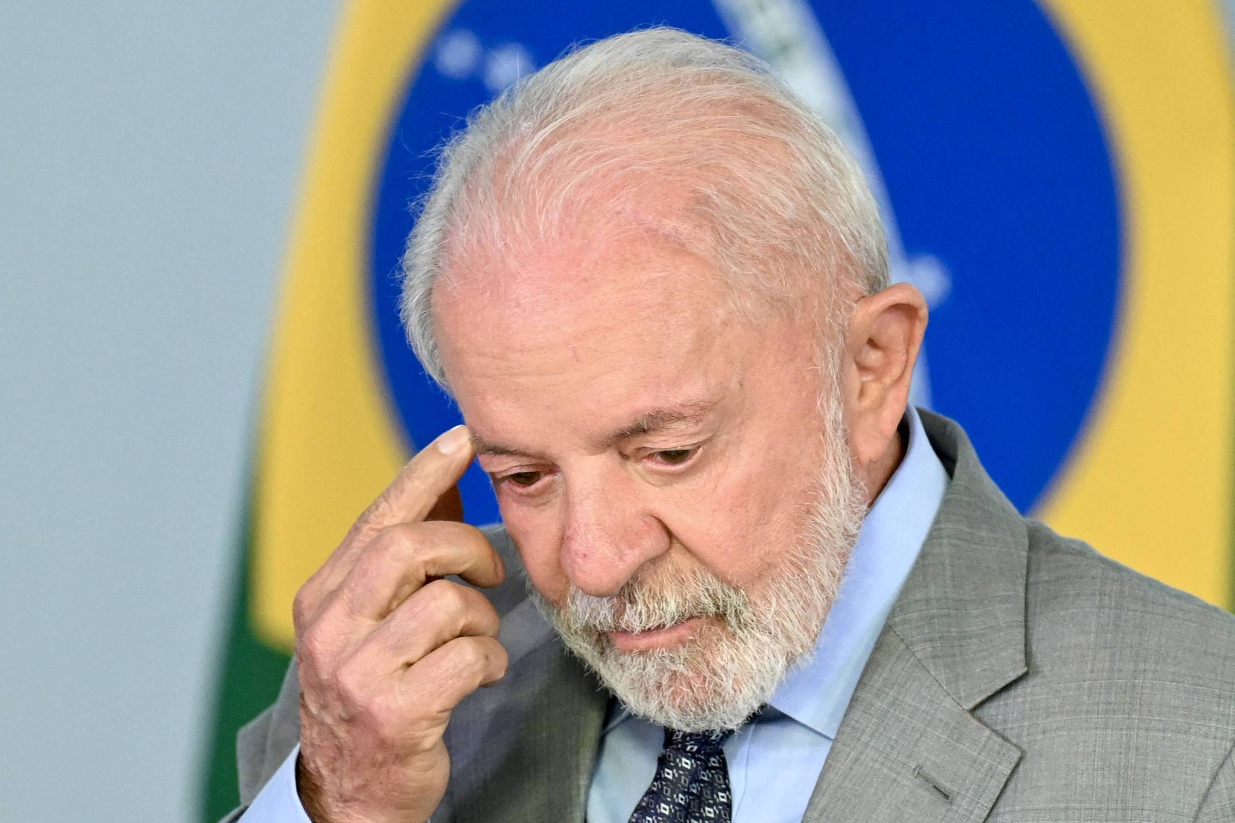 O presidente Luiz Inácio Lula da Silva, em Brasília (Foto: Evaristo Sá/AFP)