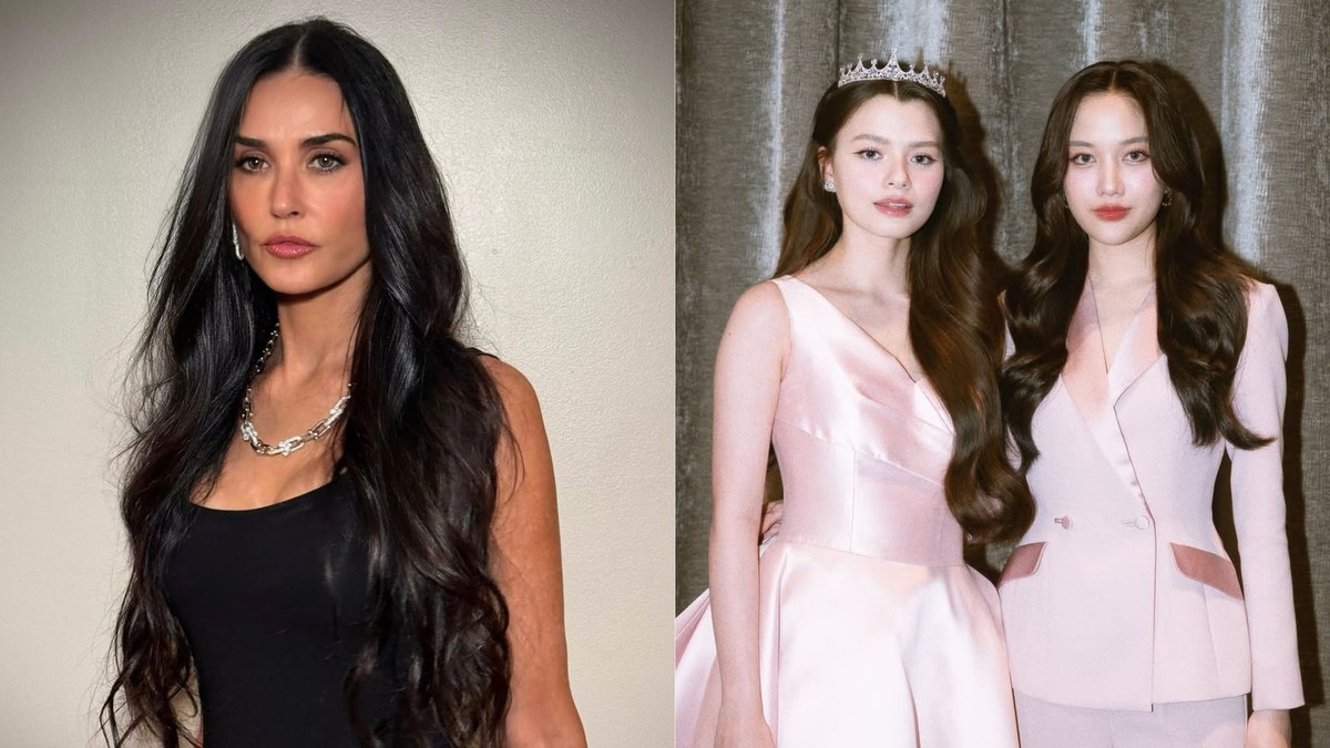 Com aparições em red carpets e editoriais de revista, nomes como Demi Moore, Freen e Becky ajudam a normalizar uma estética mais refinada e realista, um reflexo direto da nova geração de procedimentos dermatológicos. (Foto: Reprodução/Instagram)