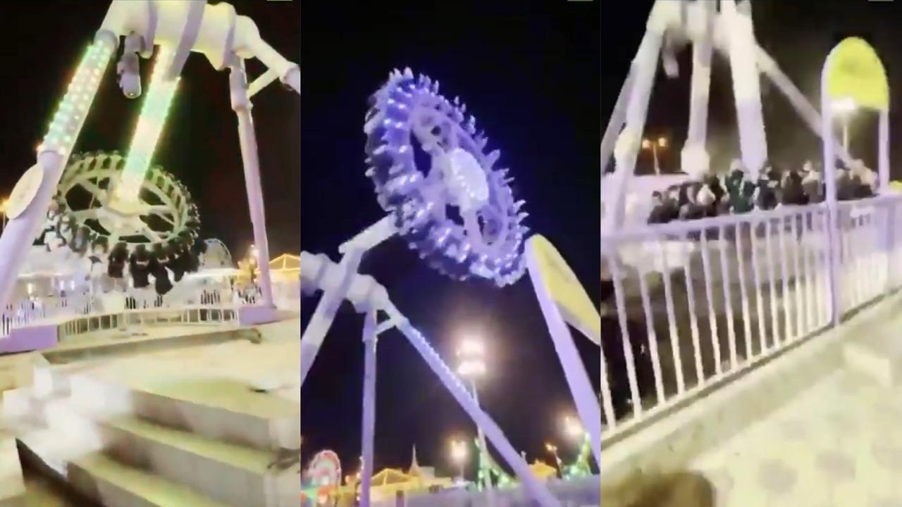 Atração de parque na Arábia Saudita quebra e deixa 23 feridos em acidente assustador