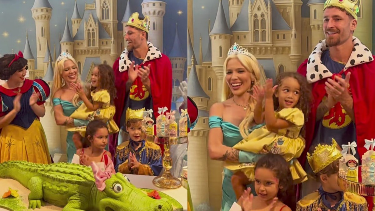 Léo Pereira compartilha momentos da festa da filha com homenagem a Karoline Lima