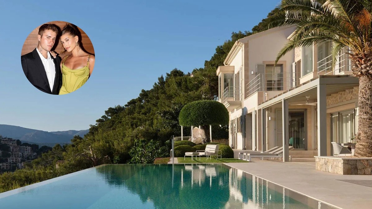 Justin e Hailey Bieber alugam casa de férias de US$ 29 mil por semana em Mallorca