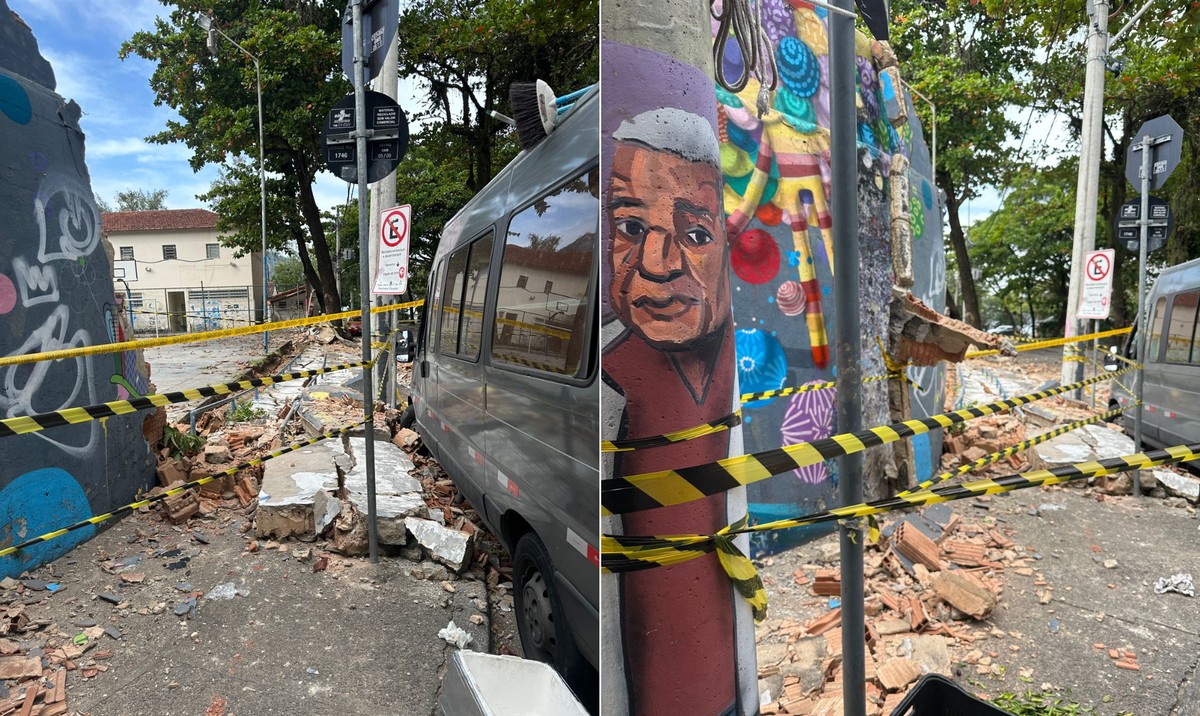 Muro do CAp da UFRJ desaba após alertas sobre sua precariedade em fevereiro