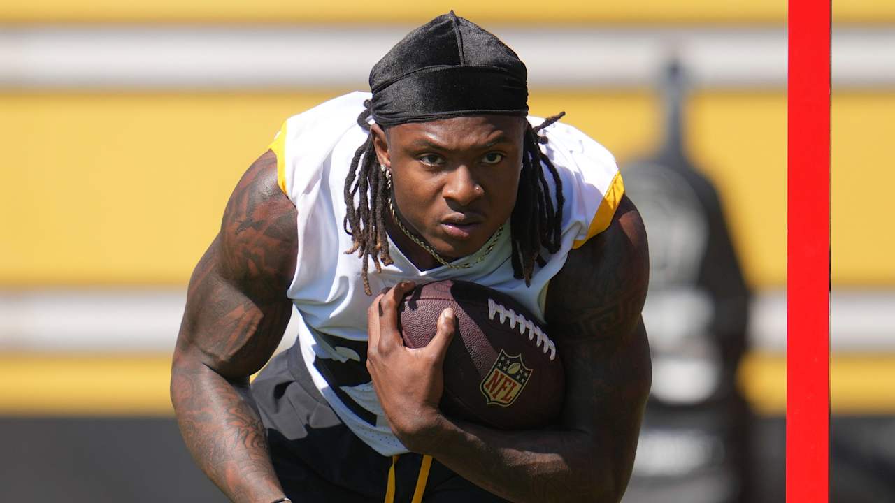Kaleb Johnson se destaca como promessa versátil do Pittsburgh Steelers na NFL