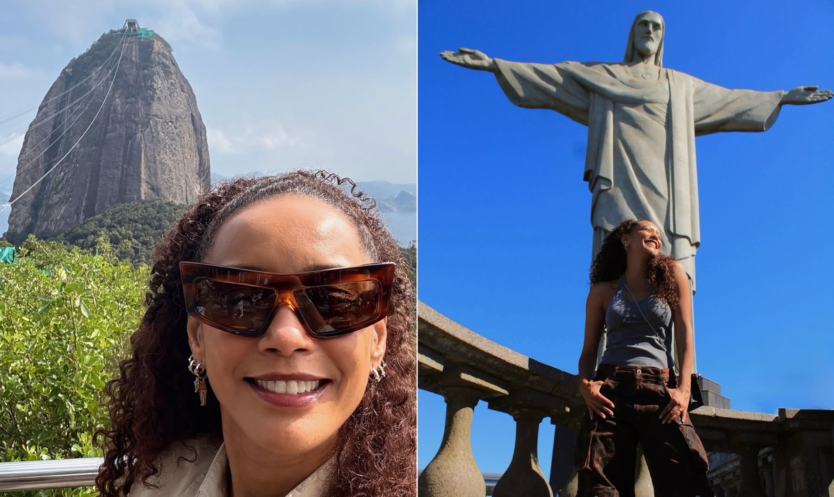 Taís Araujo explora os pontos turísticos do Rio durante folga em 'Vale tudo'