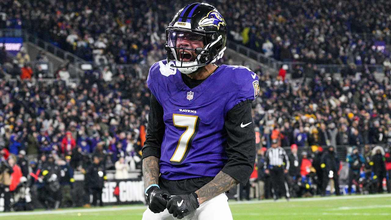 Rashod Bateman renova contrato com os Ravens por três anos e R$ 36,75 milhões