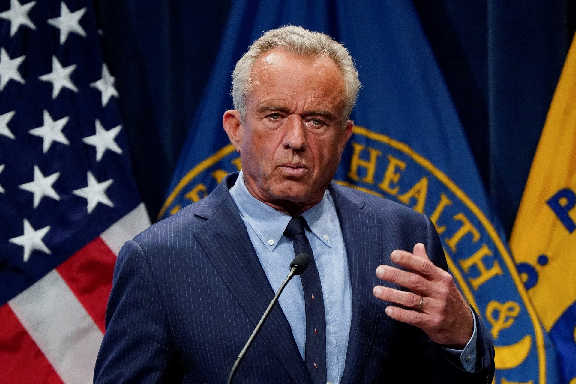 Secretário de Saúde dos EUA, Robert F. Kennedy Jr. (Foto: REUTERS/Elizabeth Frantz)