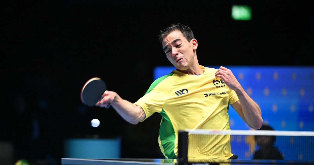 Hugo Calderano supera adversário e avança às oitavas no Mundial de tênis de mesa