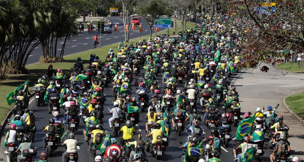 STF aumenta segurança para motociata de apoiadores de Bolsonaro em Brasília