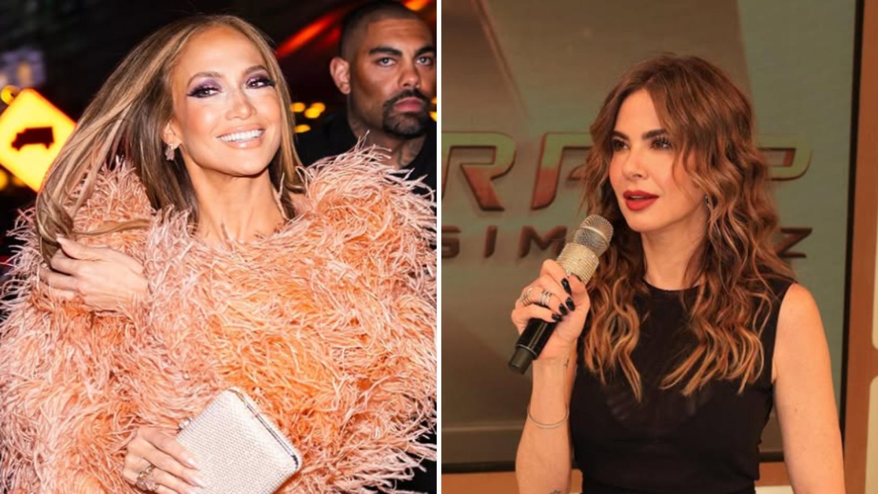 Jennifer Lopez e Luciana Gimenez (Foto: Reprodução)