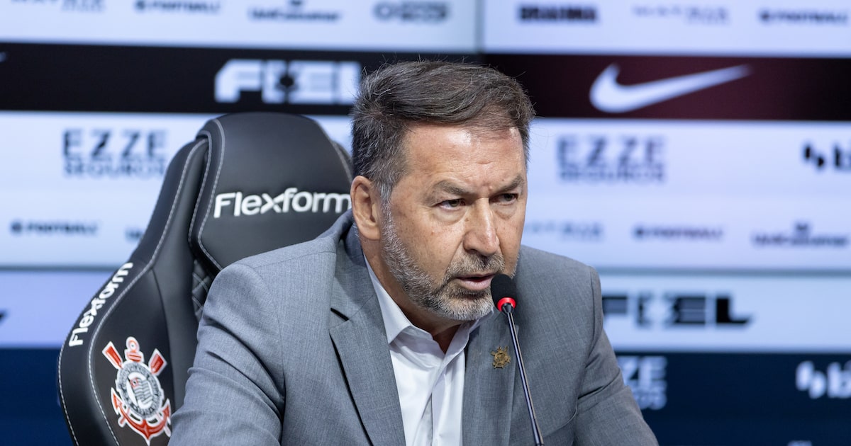 Augusto Melo, presidente do Corinthians, viu diretoria 'derreter' em sua gestão. (Foto: Rodrigo Coca/Ag. Corinthians)