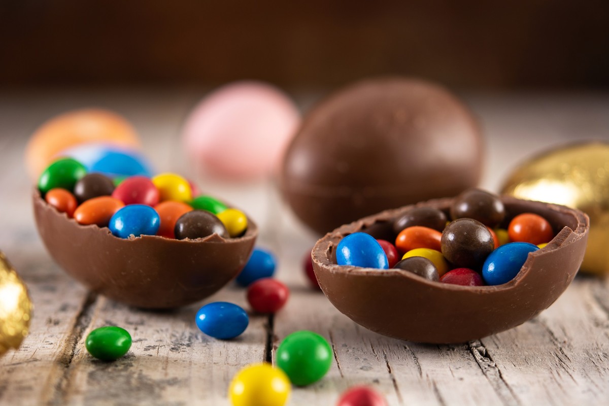 Ovos de Páscoa de chocolate (Foto: Freepik/Reprodução)