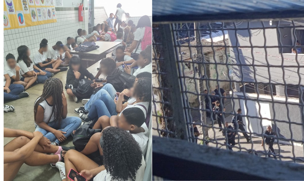 Professora se esconde com crianças em escola durante tiroteio na Cidade de Deus
