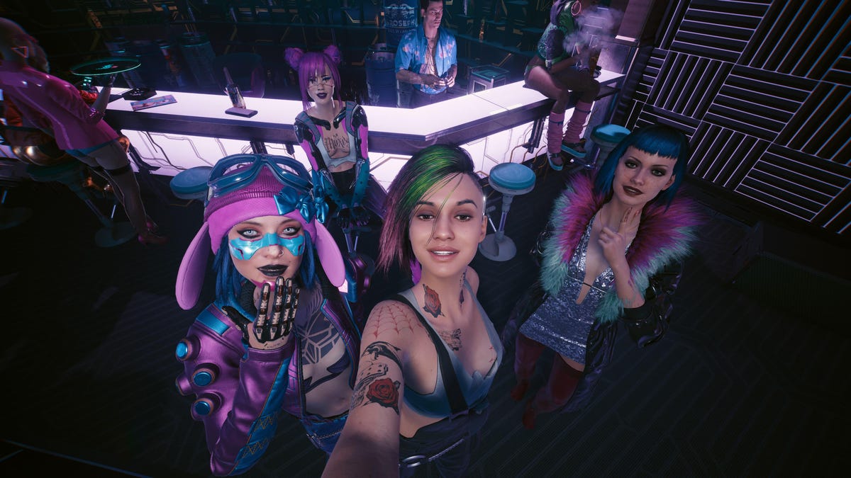 Cyberpunk 2077 apresenta modo foto que destaca a essência dos punks na cidade