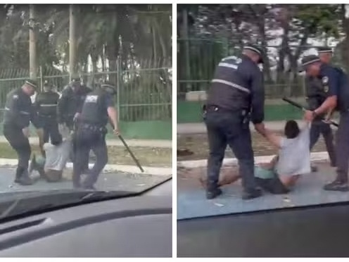 Homem negro é agredido por guardas civis em ação em São Paulo