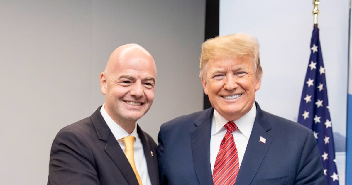 Infantino estreita laços com Trump e fortalece apoio dos EUA ao futebol mundial