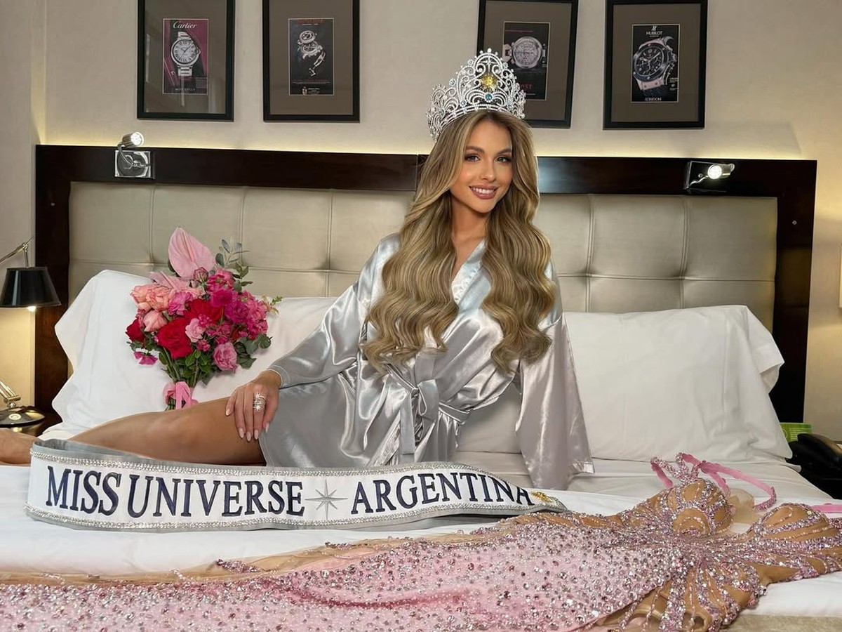Aldana Masset é eleita Miss Argentina 2025 e namorada de jogador do Atlético-MG