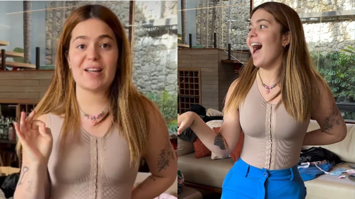Viih Tube exibe nova silhueta após emagrecer 15 kg e gera polêmica nas redes sociais