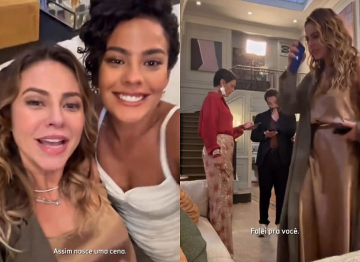 Paolla revela bastidores com Bella Campos, Malu Galli e Carrão em novo projeto