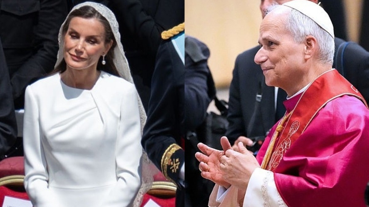 Rainhas de branco e preto seguem protocolo do Vaticano diante do Papa Leão XIV