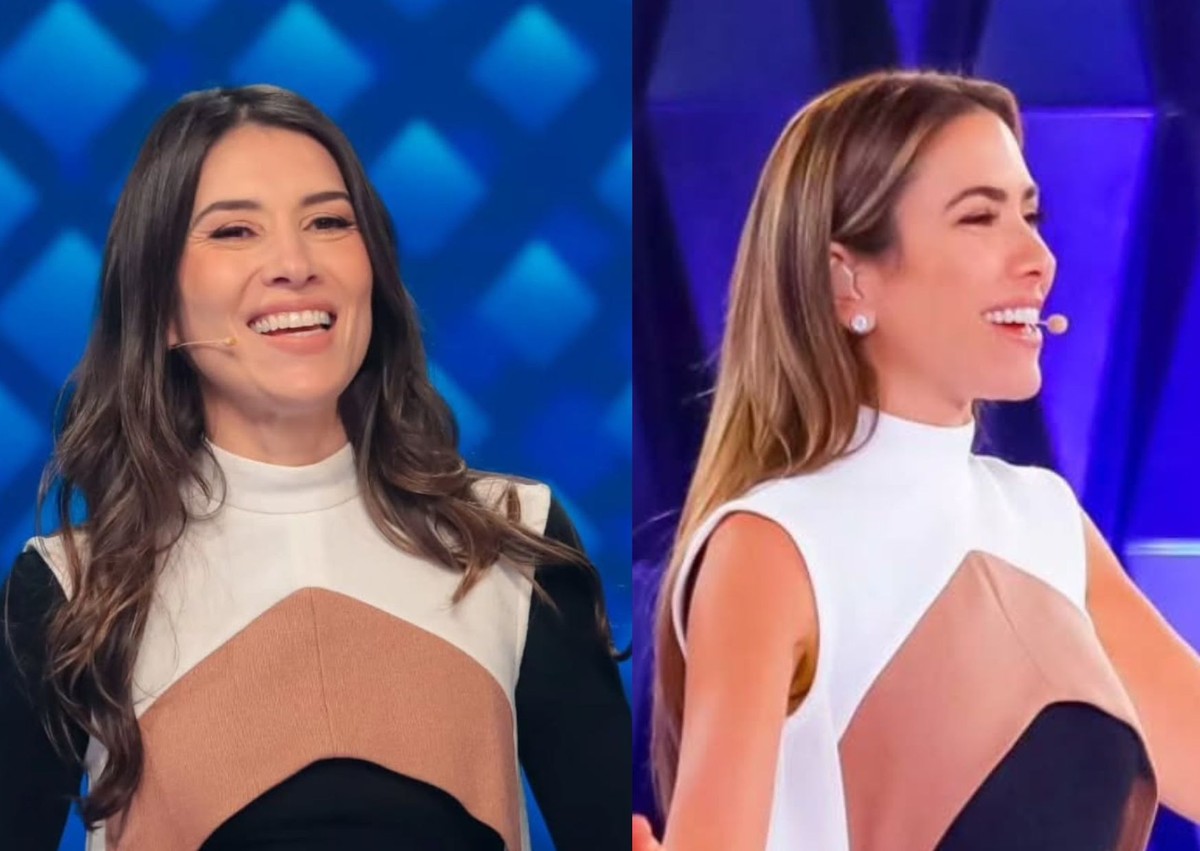 Rebeca Abravanel usa look icônico de Patricia Abravanel em programa de TV