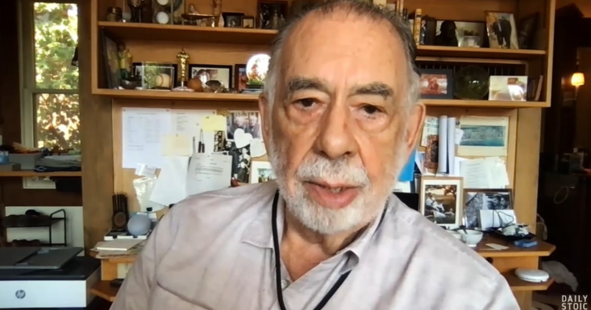 Coppola encontra consolo no estoicismo após a morte da esposa com ensinamentos de Marco Aurélio