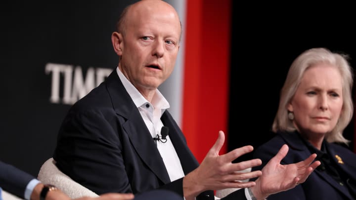 Jeremy Allaire, cofundador e CEO da Circle, fala na Cúpula TIME100 de 2025 em Nova York em 23 de abril de 2025. (Foto: Jemal Countess | TIME | Getty Images) 

Lançado em 2018 pela empresa de criptomoedas Circle, o USDC é agora a segunda maior stablecoin global, com mais de R$ 30 bilhões em circulação. (Foto: Nurphoto | Getty Images)