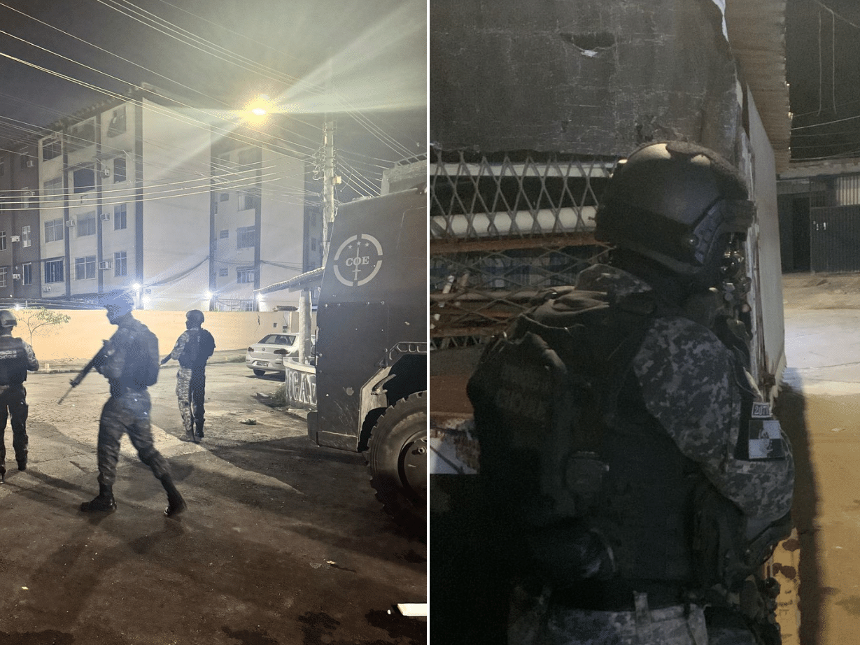Operação no Complexo da Maré (Foto: Reprodução / PM RJ)