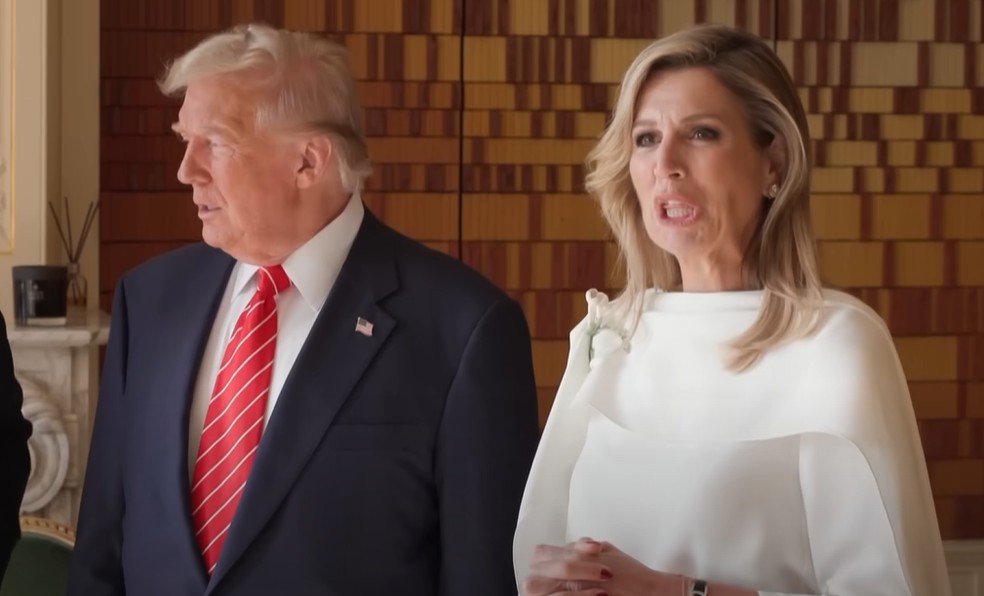 Rainha dos Países Baixos imita Trump e gera repercussão nas redes sociais