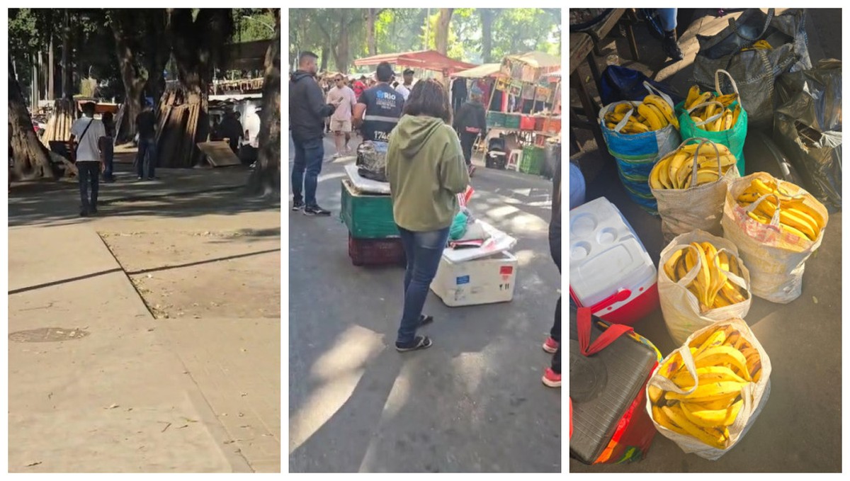 Feira da Glória proíbe barracas de comida e feirantes denunciam prejuízos
