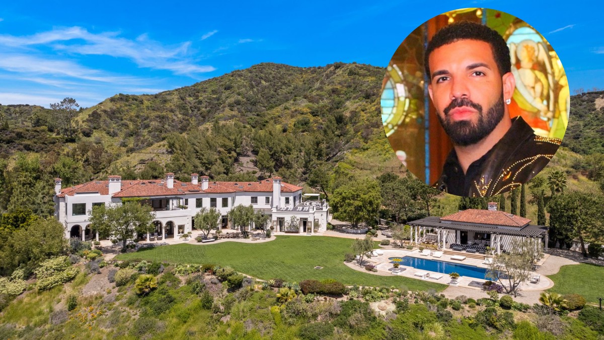 Drake reduz preço de mansão de meio bilhão em R$ 50 milhões sem comprador