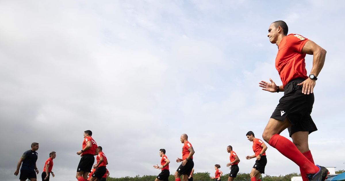 Crise no apito fez a CBF organizar treinamentos para árbitros no Rio (Foto: Thais Magalhães/CBF)