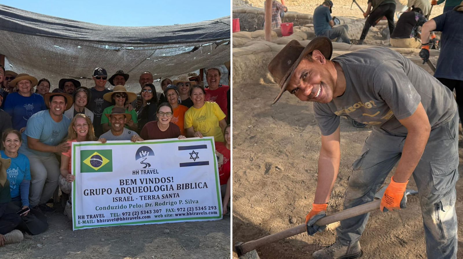 Brasileiros encontram vestígios cananitas em sítio arqueológico de Israel