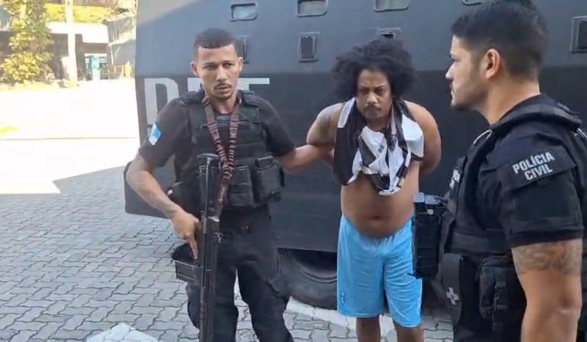 Chefe do Comando Vermelho é capturado em operação no Rio de Janeiro