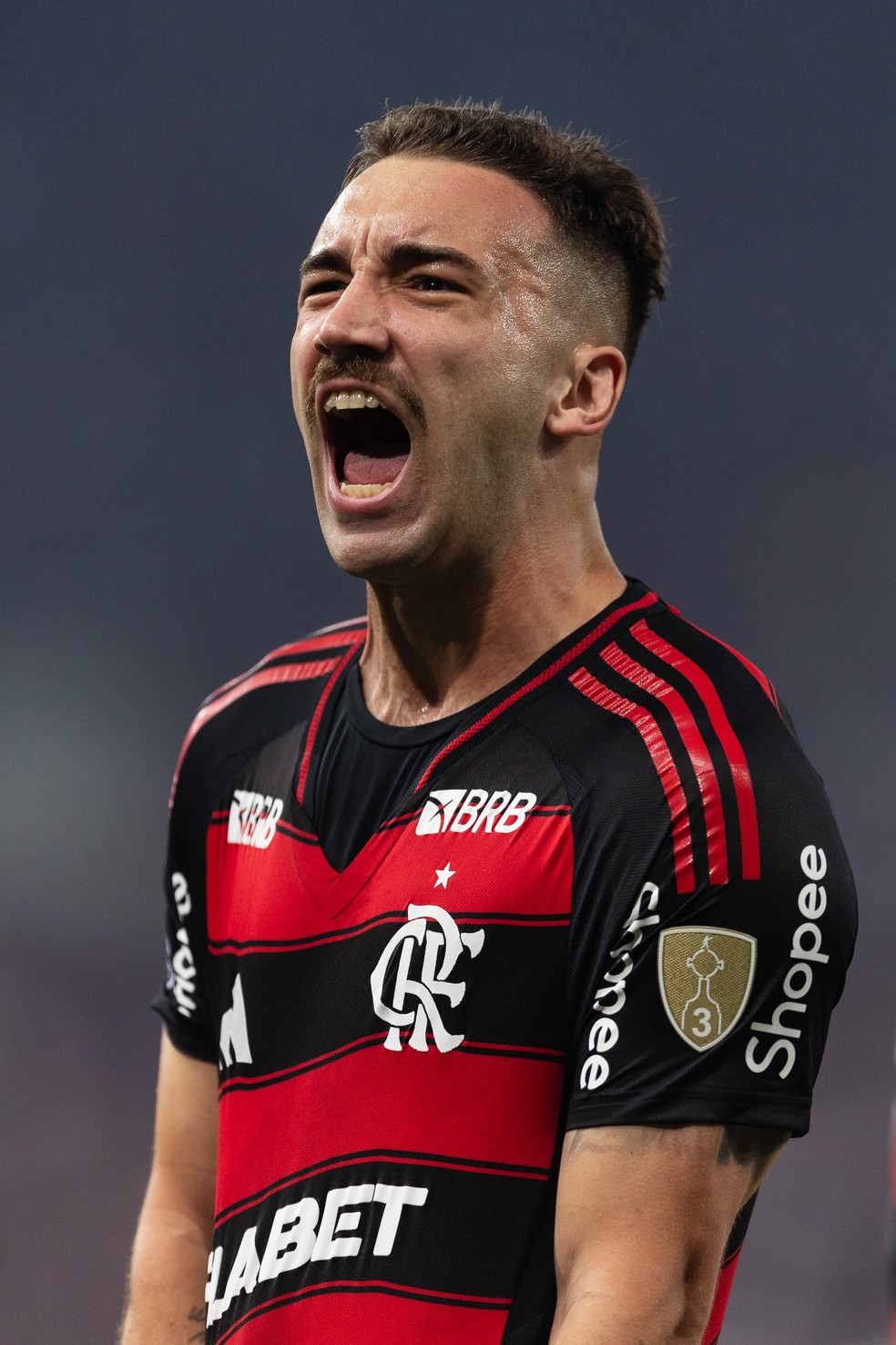 Flamengo x LDU - Leo Ortiz (Foto: Ruano Carneiro/Getty Images)