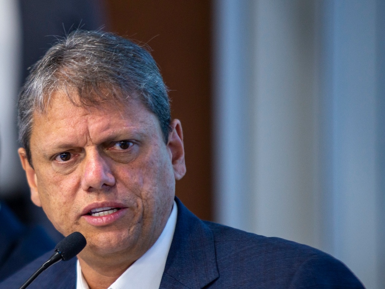O governador de São Paulo, Tarcísio de Freitas (Republicanos) (Foto: Mônica Andrade 20.mar.25/Governo do Estado de SP)