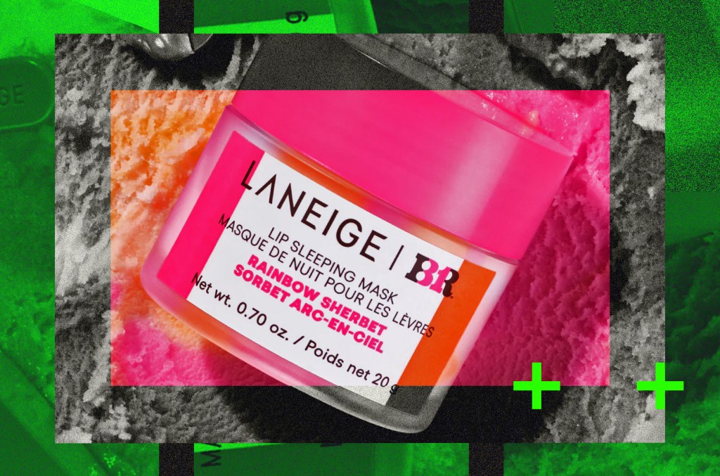 Laneige e Baskin Robbins lançam tratamento labial de sorvete arco-íris