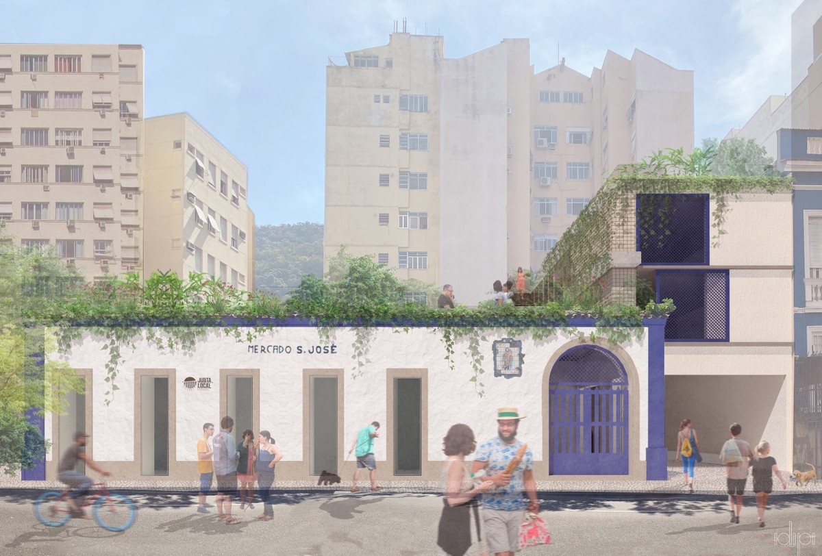 Projeto do novo Mercadinho São José (Foto: Reprodução/Prefeitura do Rio de Janeiro)
