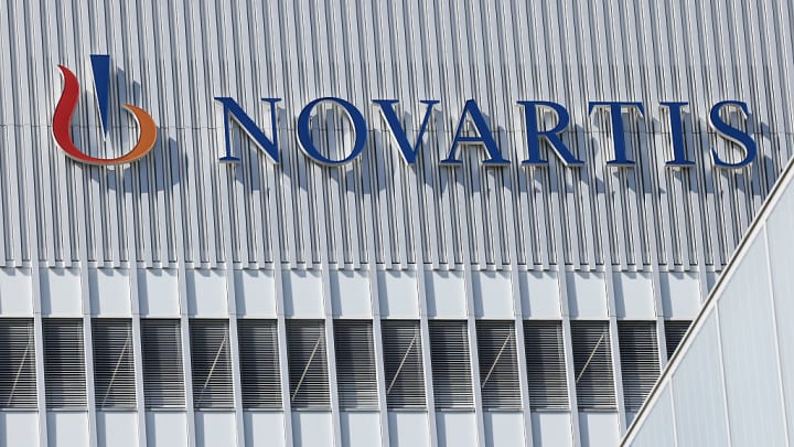 Vista geral da sede da empresa farmacêutica e de medicamentos suíça Novartis AG em 11 de abril de 2025, em Basel, Suíça. (Foto: Sedat Suna | Getty Images News | Getty Images)