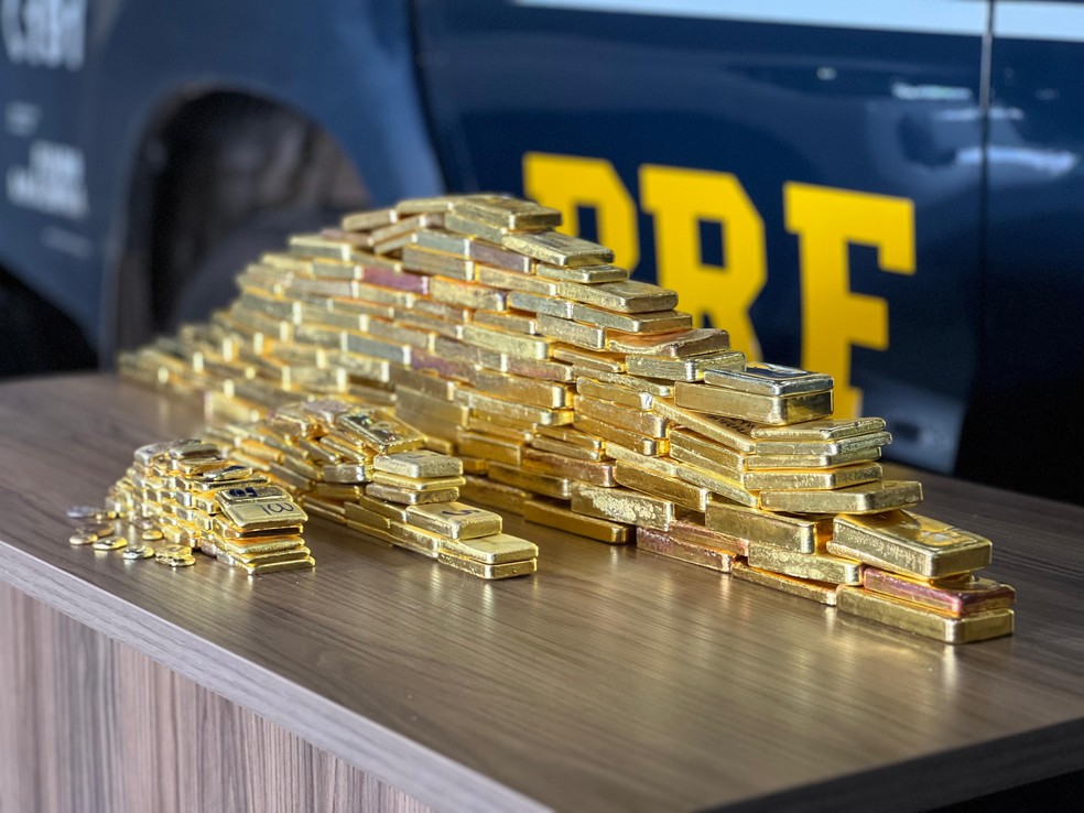 Polícia apreende 103 kg de ouro avaliados em R$ 60 milhões em Roraima