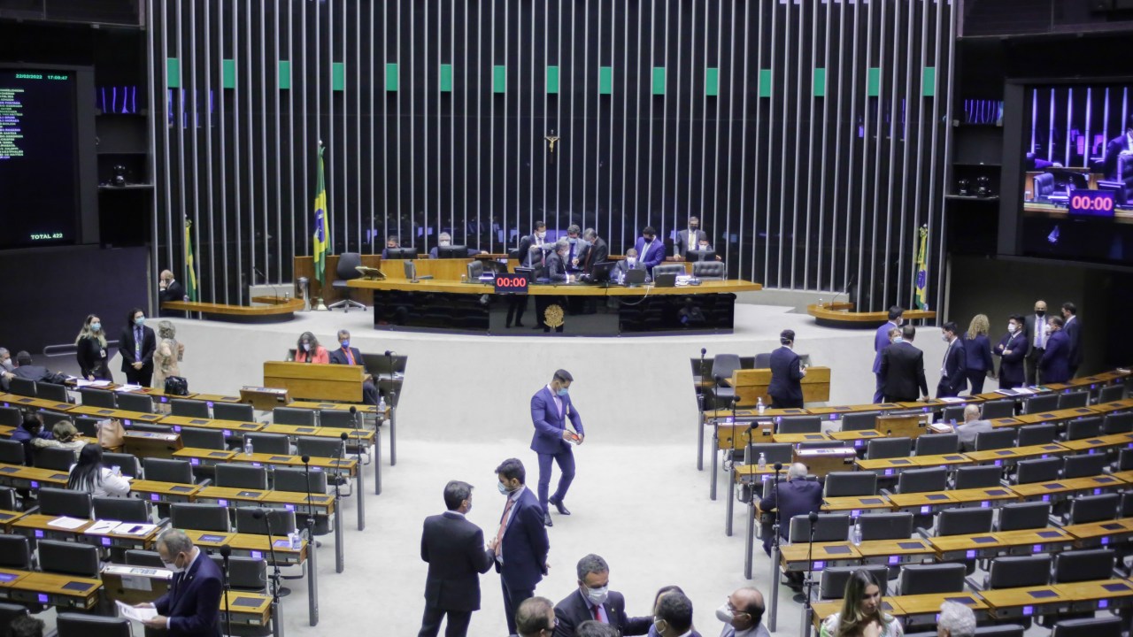 Sessão no plenário da Câmara dos Deputados (Foto: Paulo Sergio/Câmara dos Deputados)