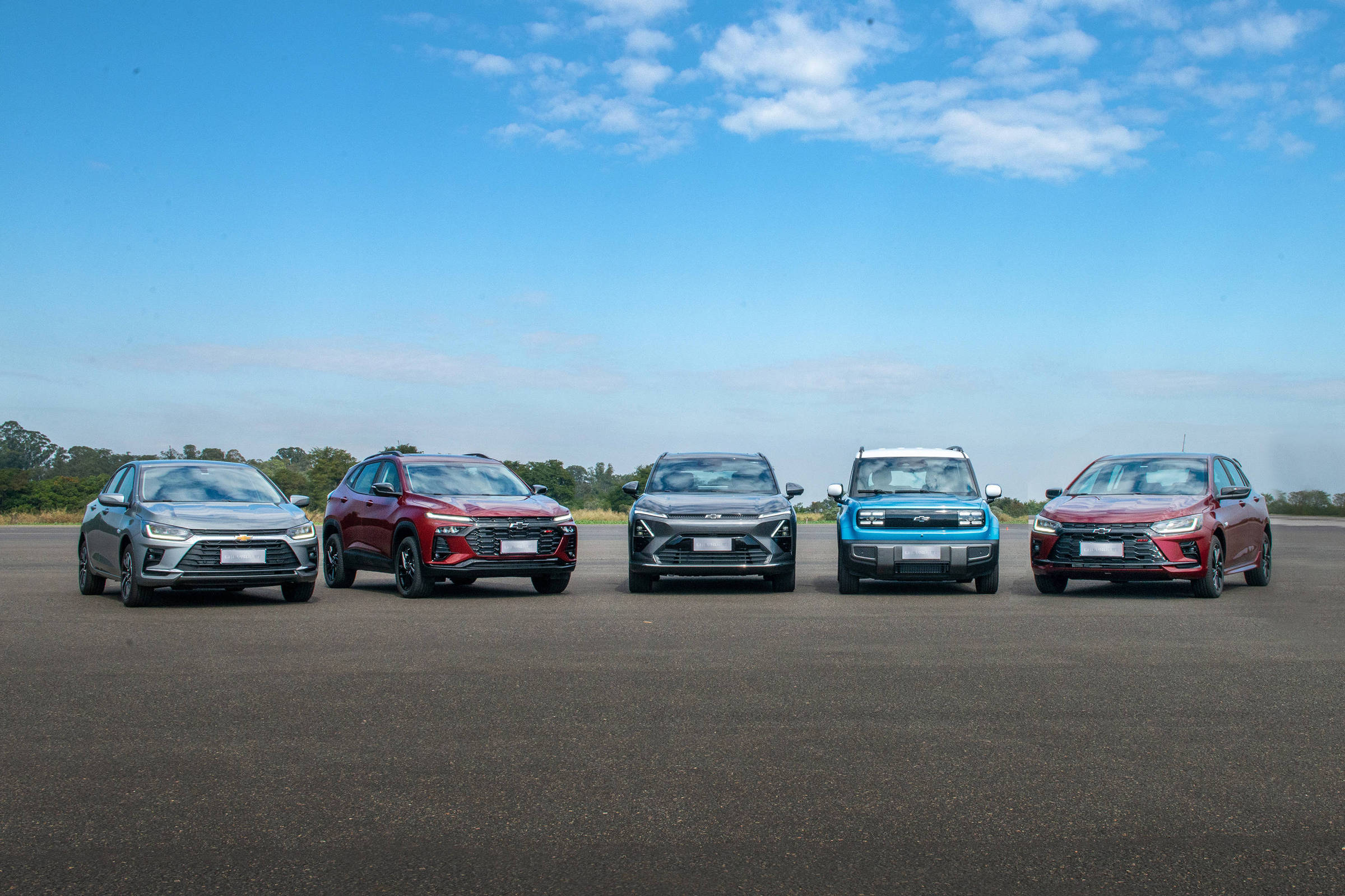 Chevrolet apresenta cinco novos modelos, incluindo elétrico mais lucrativo que flex nacional