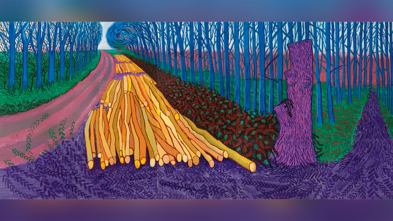 Inovador - A obra 'Madeira de Inverno', de 2009: estudioso dos mestres e artista inquieto que só segue “para a próxima coisa” (Foto: Jonathan Wilkinson)