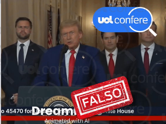 Trump não critica Moraes e STF em vídeo; áudio é alterado por inteligência artificial