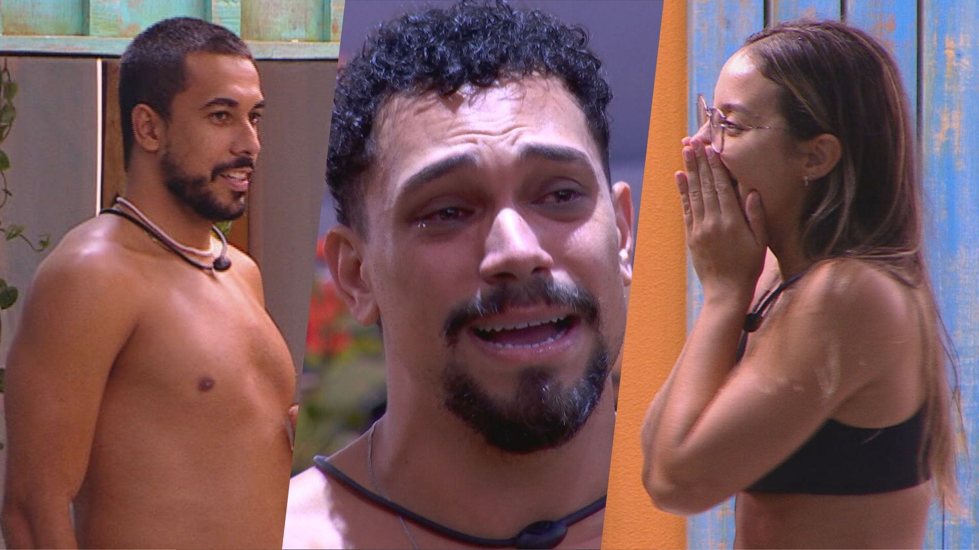 Maike, Renata e Vinícius estão no paredão (Foto: Reprodução)