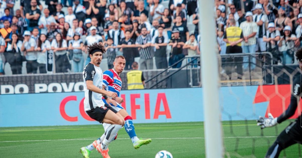 Corinthians reserva titulares e empata em jogo difícil contra o Fortaleza