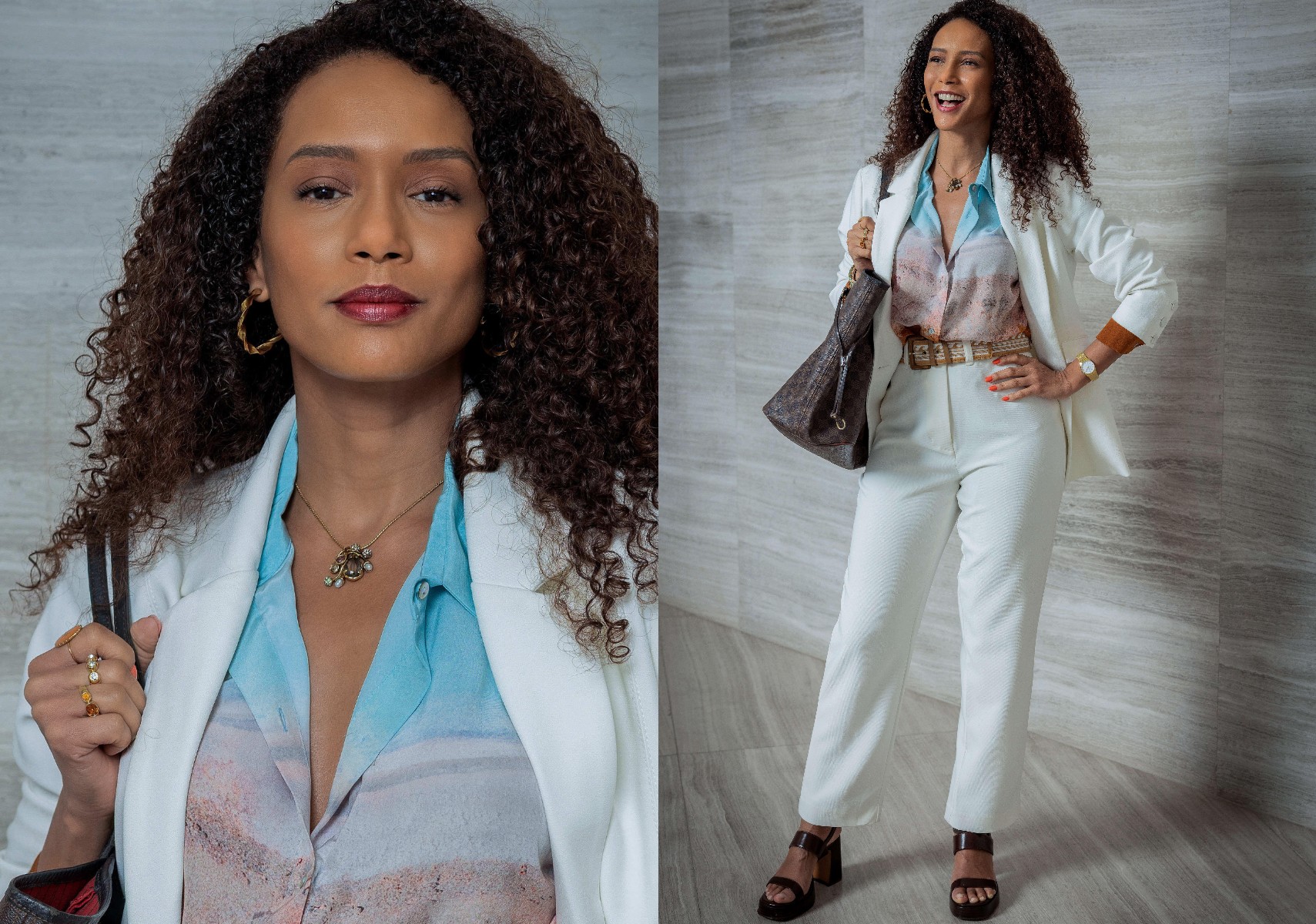 Raquel surpreende amigos com novo visual e recebe elogios em 'Vale Tudo'